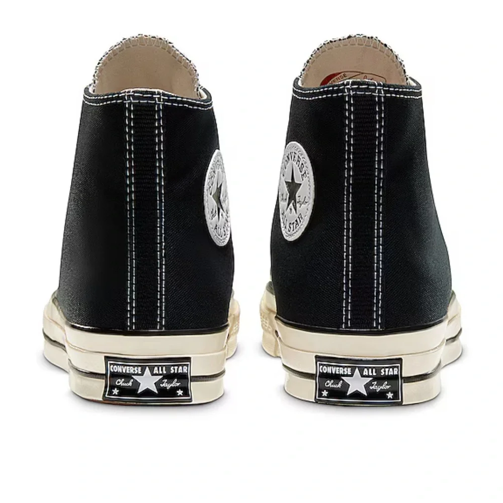 Converse Black and White High-Top Sneakers - Picture 4 of 9